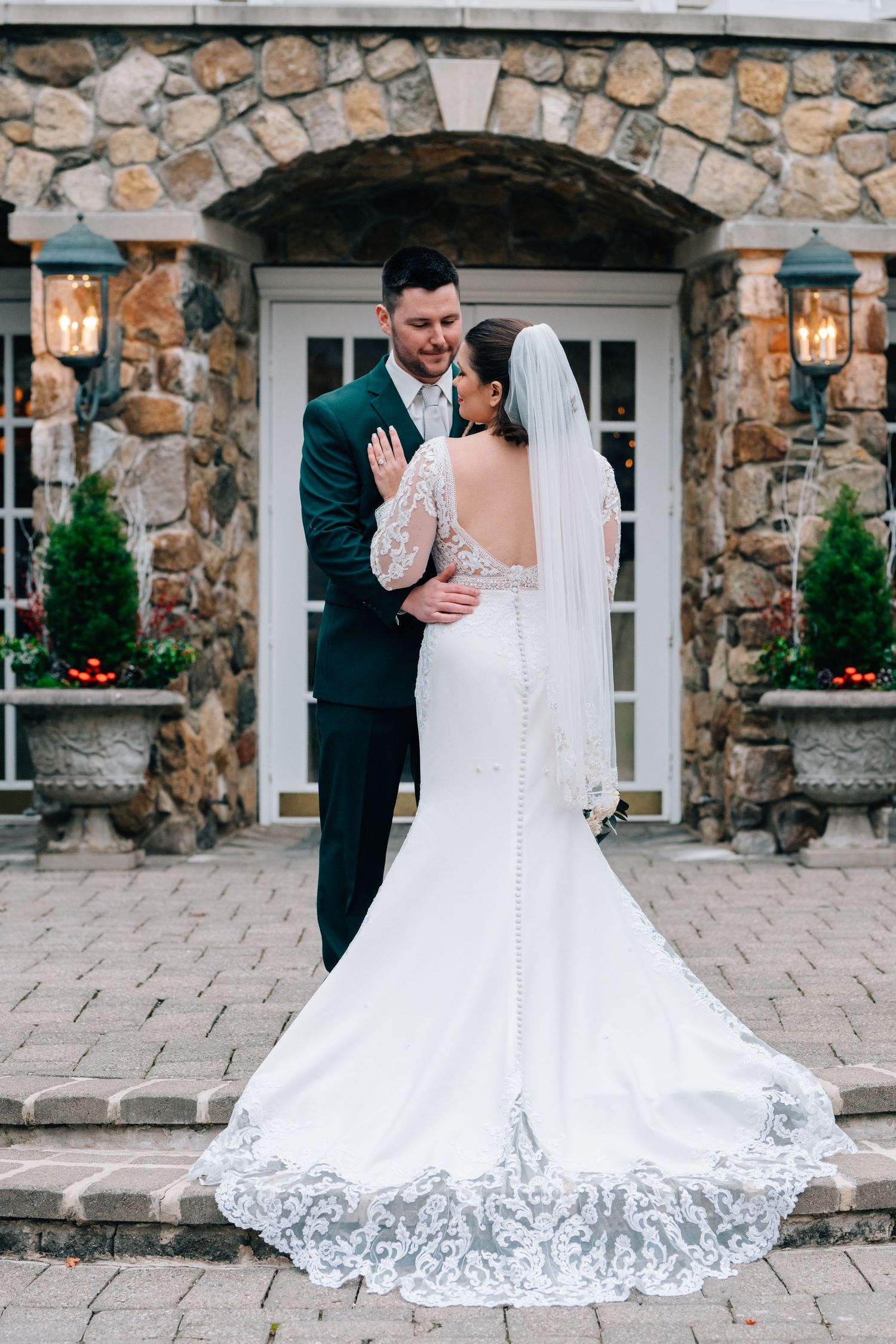 December 5th wedding ceremony at The Olde Mill Inn in New Jersey