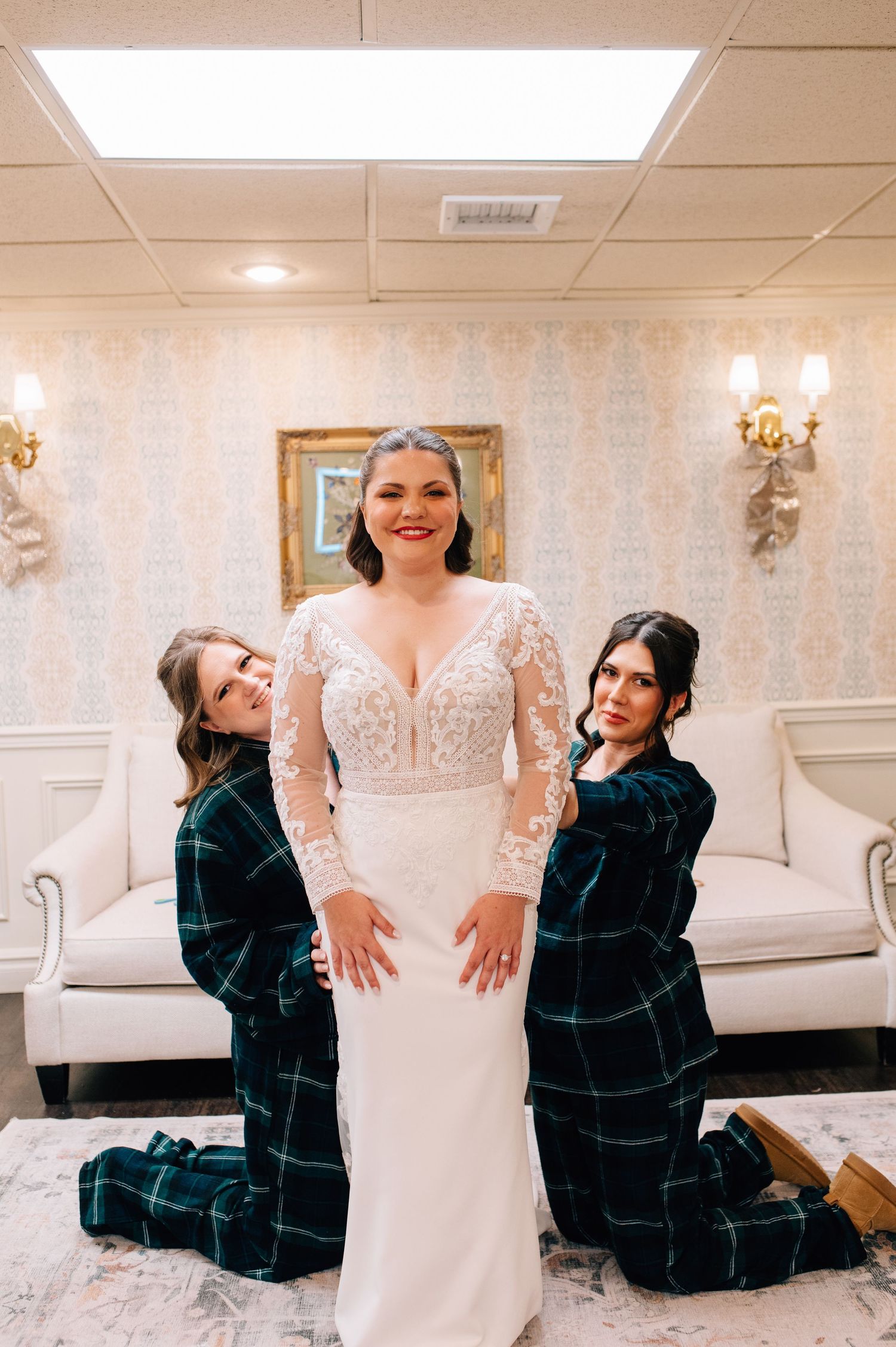 December 5th wedding ceremony at The Olde Mill Inn in New Jersey