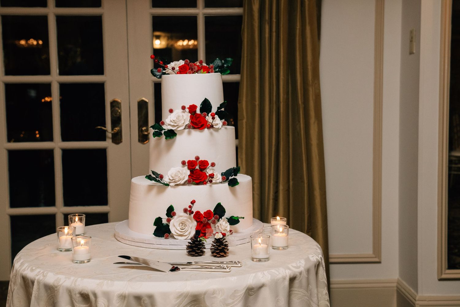 December 5th wedding ceremony at The Olde Mill Inn in New Jersey