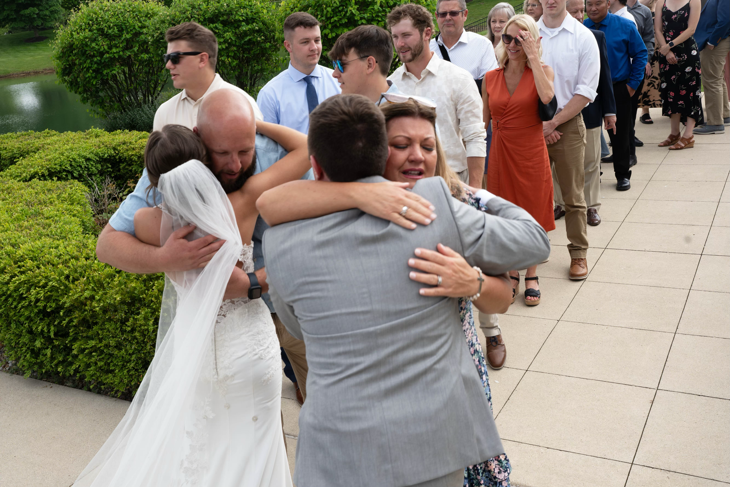 outdoor wedding guest celebration at the club at corazon Columbus Ohio