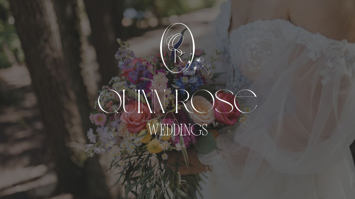 Elegant black and white wedding scene at Sunnyrose Weddings with couples and guests in a church aisle.
