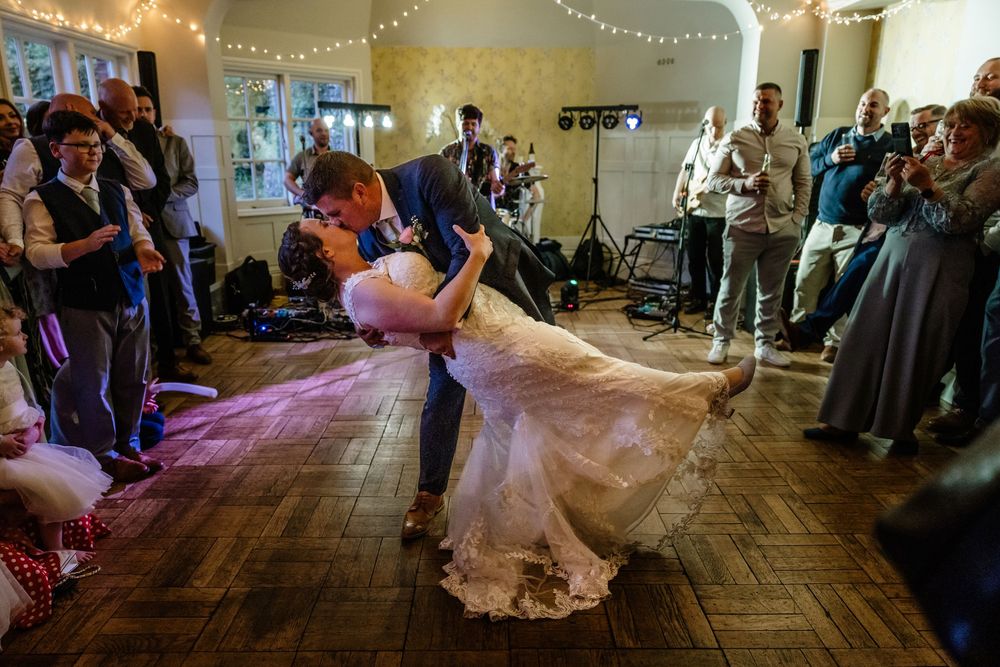 First dance at Gildredge Manor with Dirty Weekend Band