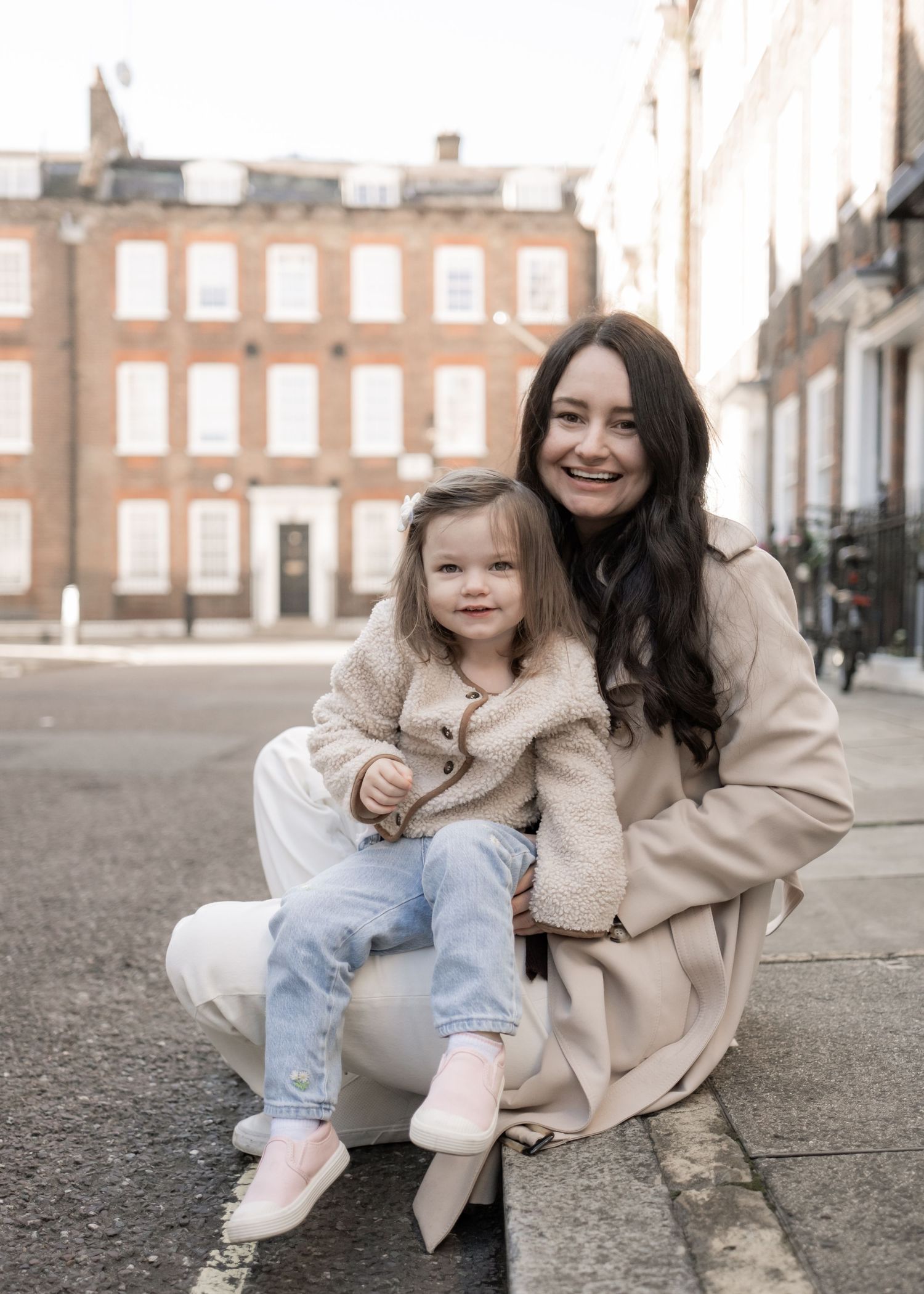 Mother and Daughter Photoshoot on the streets of Westminster, London