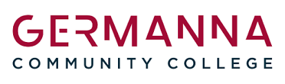 Red and gray Germanna Community College logo text on white background.