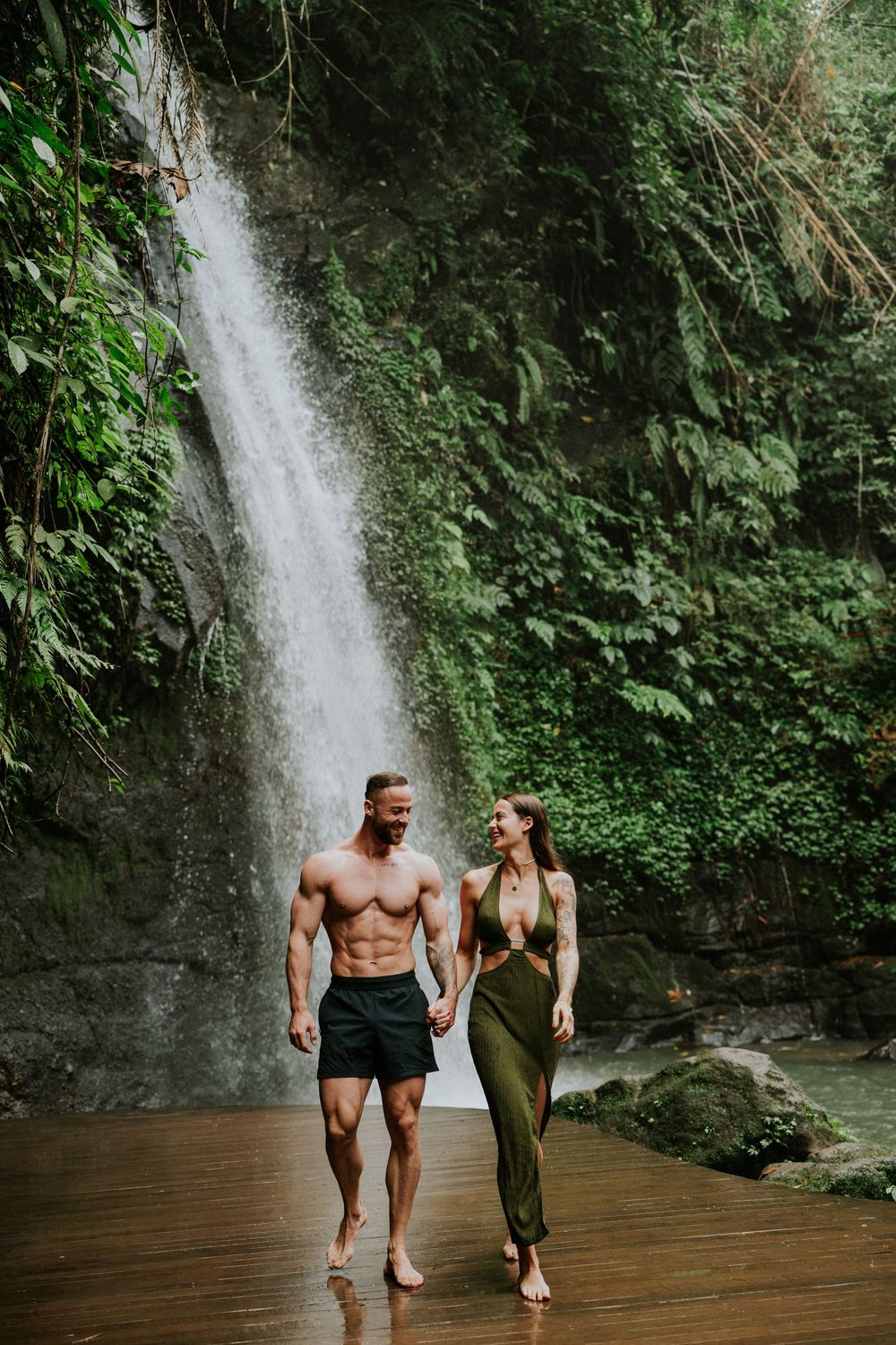 Natural candid lifestyle couple photoshoot in Bali