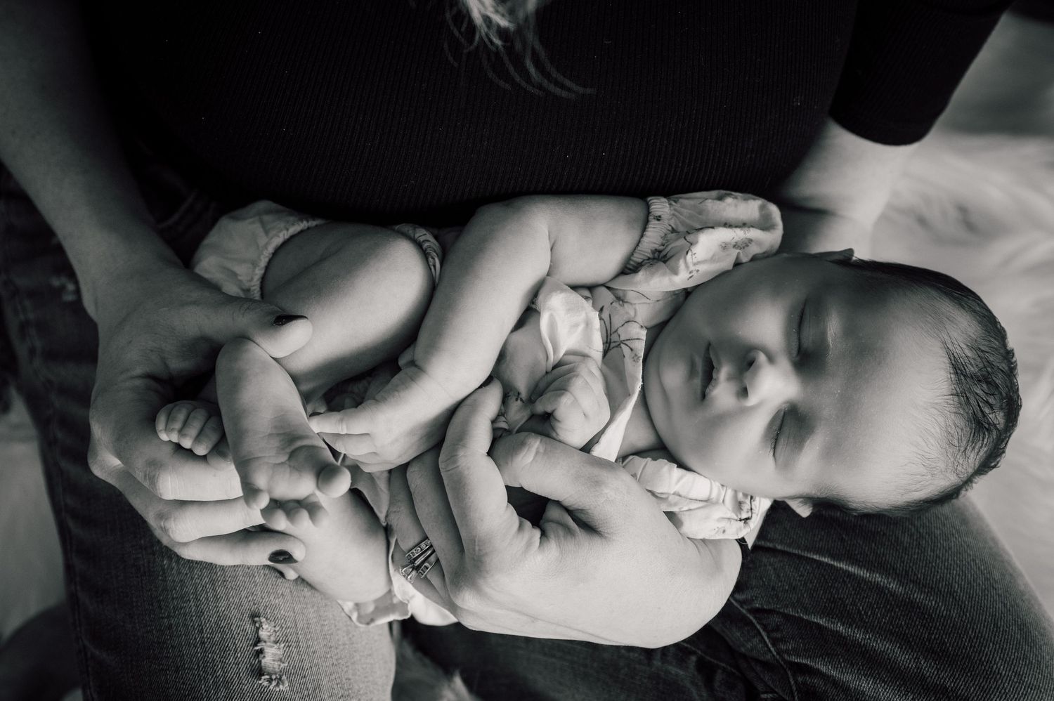 Newborn photos in hospital