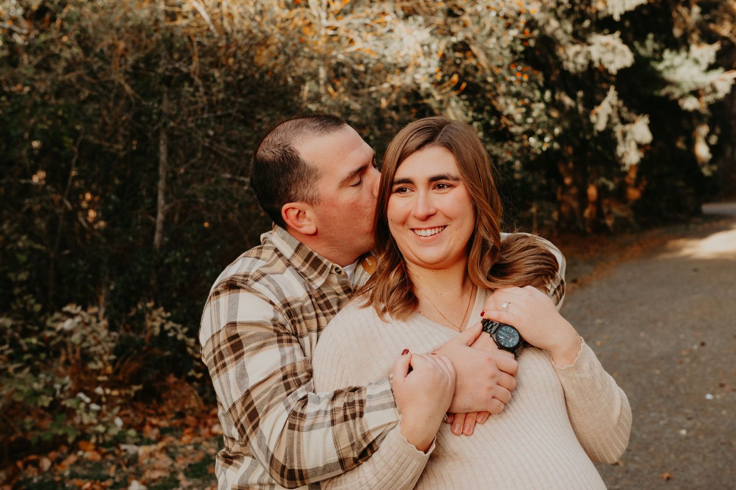 Maternity Session in a Fall Setting in New Jersey