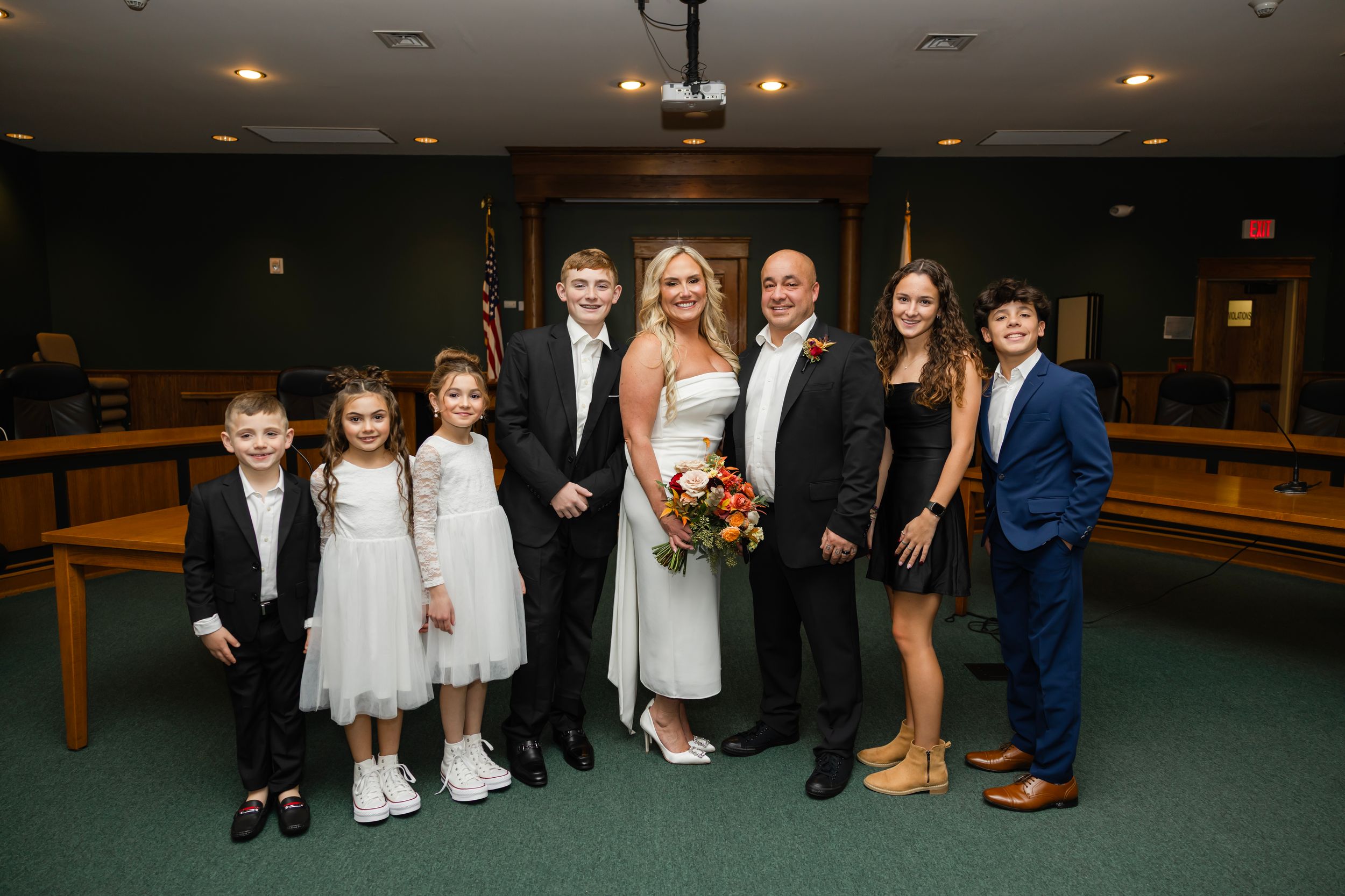 Family portraits after the ceremony | wedding photography NJ