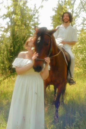sesion de fotos con caballos de pareja, vitoria, bilbao, donostia, san sebastian