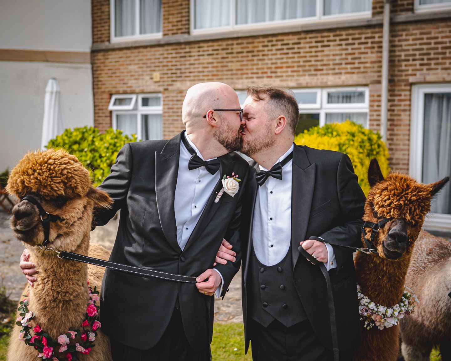 Dorset Wedding photographer, Kris the photographer, capturing a LGBTQ+ wedding In Bournemouth
