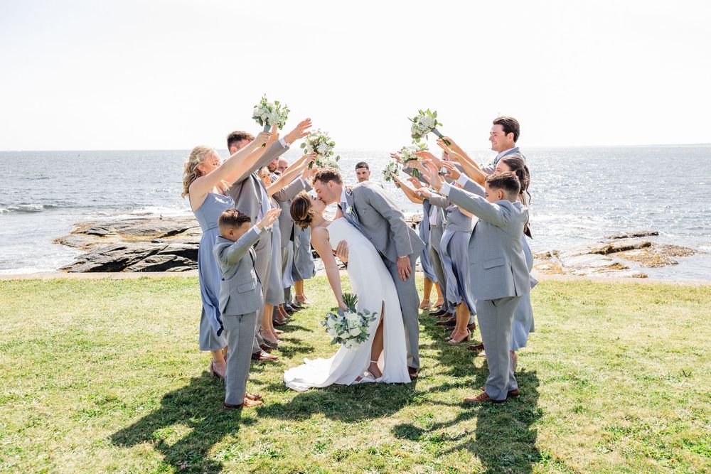 Brenton Point Wedding Party photo, Newport Rhode Island Wedding photography