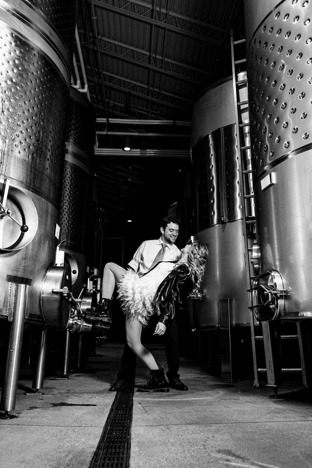 Newport Vineyard Beer making room, Newport Rhode Island Wedding photography