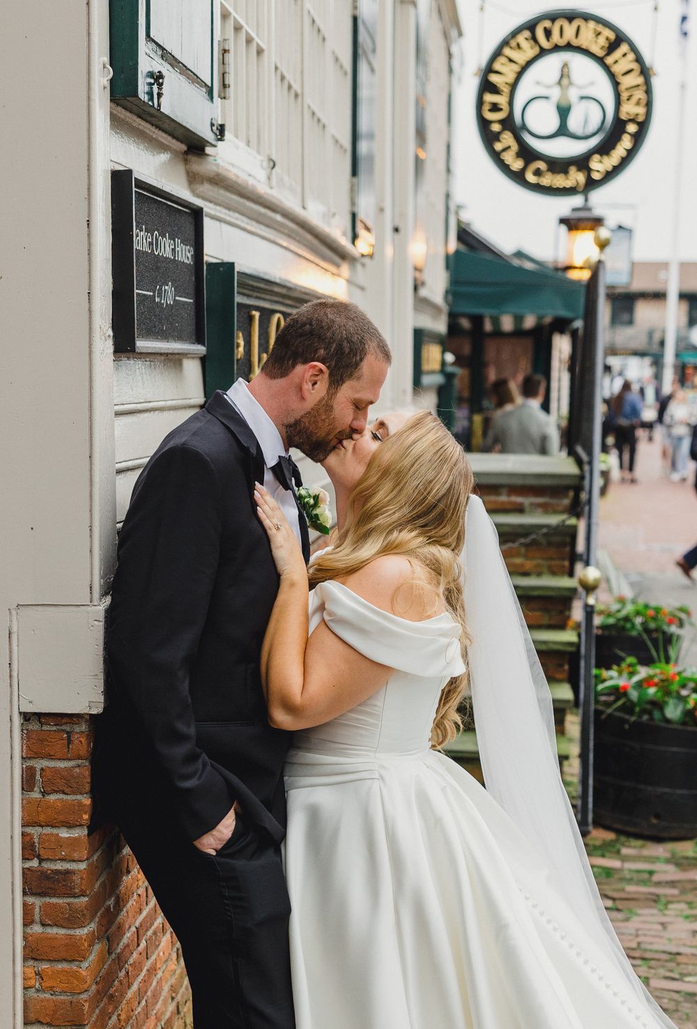 Downtown Newport Rhode Island Wedding photography
