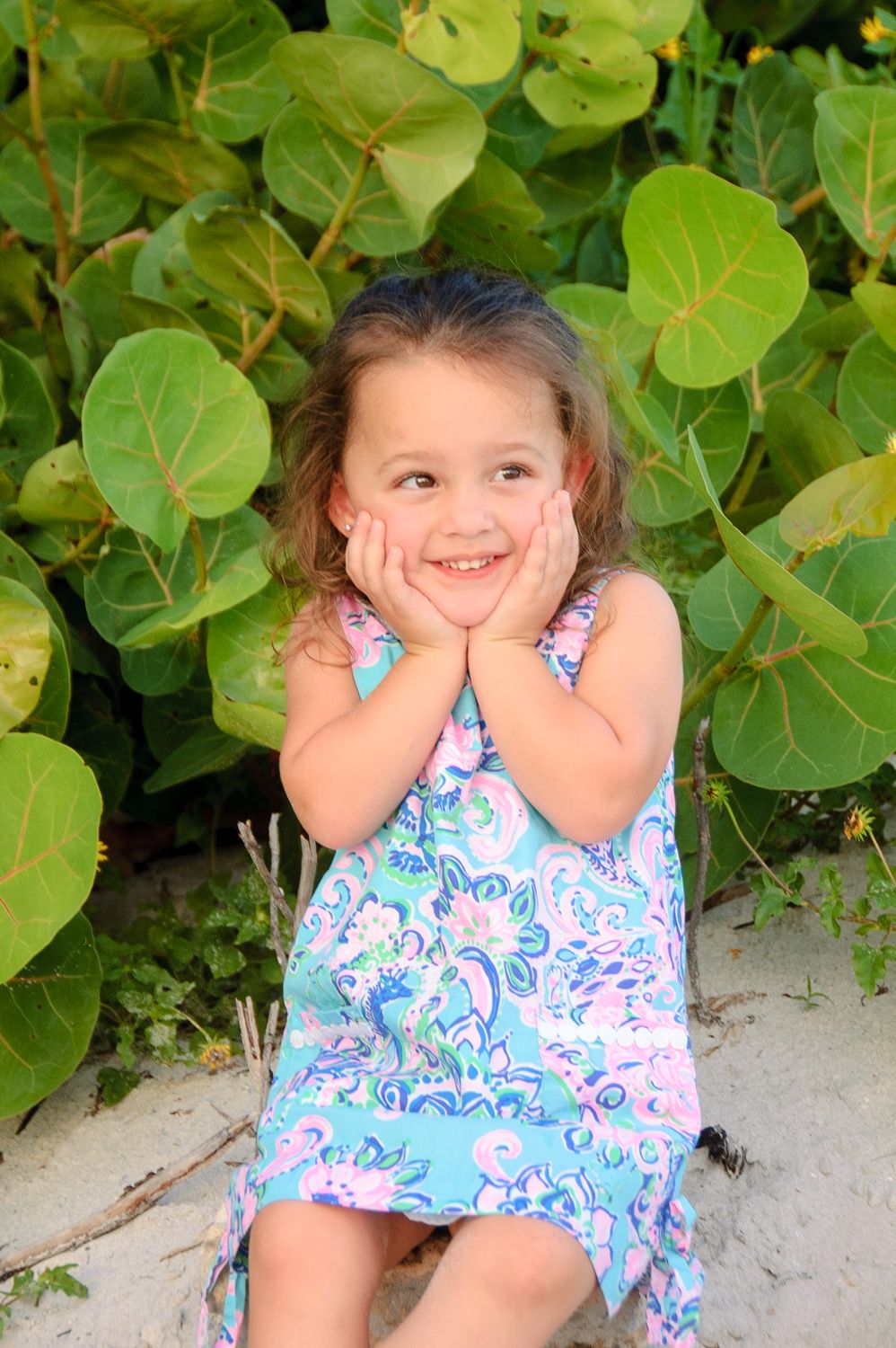 photo of surprised young girl in New Port Richey