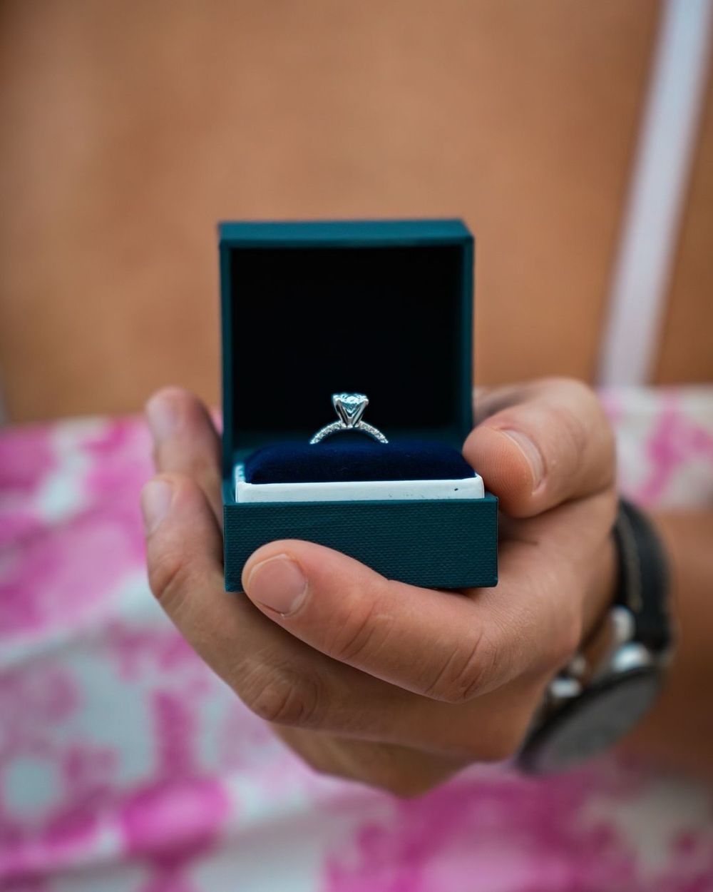 A beautiful family wedding real estate portrait photoshoot on Miami Beach
