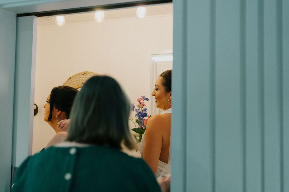 bride in venue