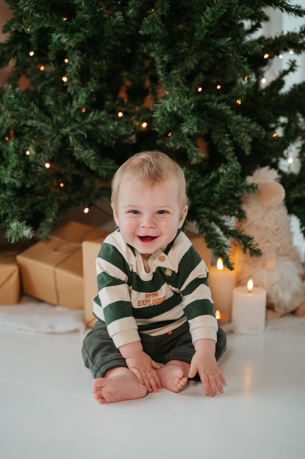 Fotograaf Moerbeke Waasland  - Cosy Christmas kerstminishoot gezin kinderen zwangerschap