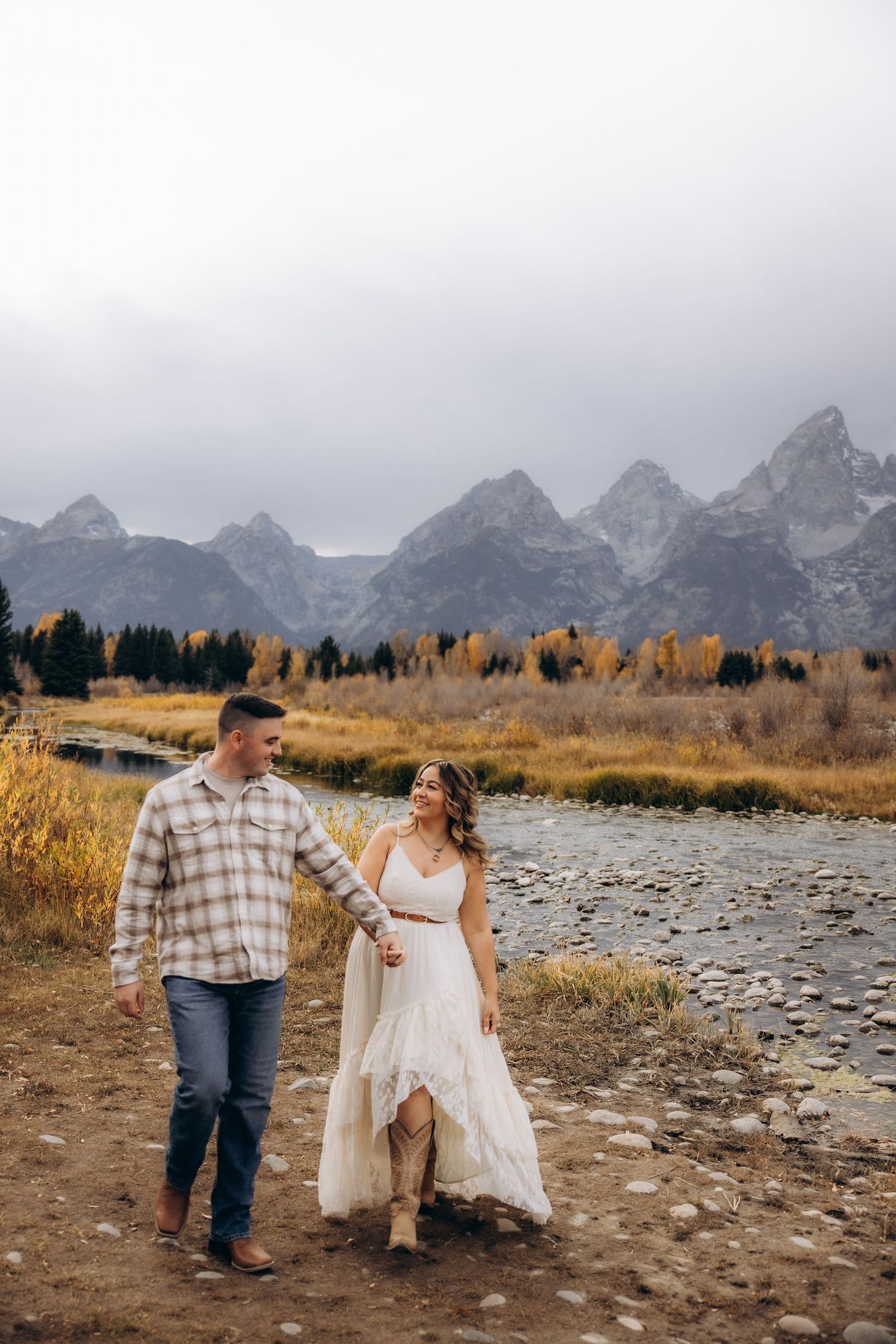 surprise proposal photographer in Jackson hole