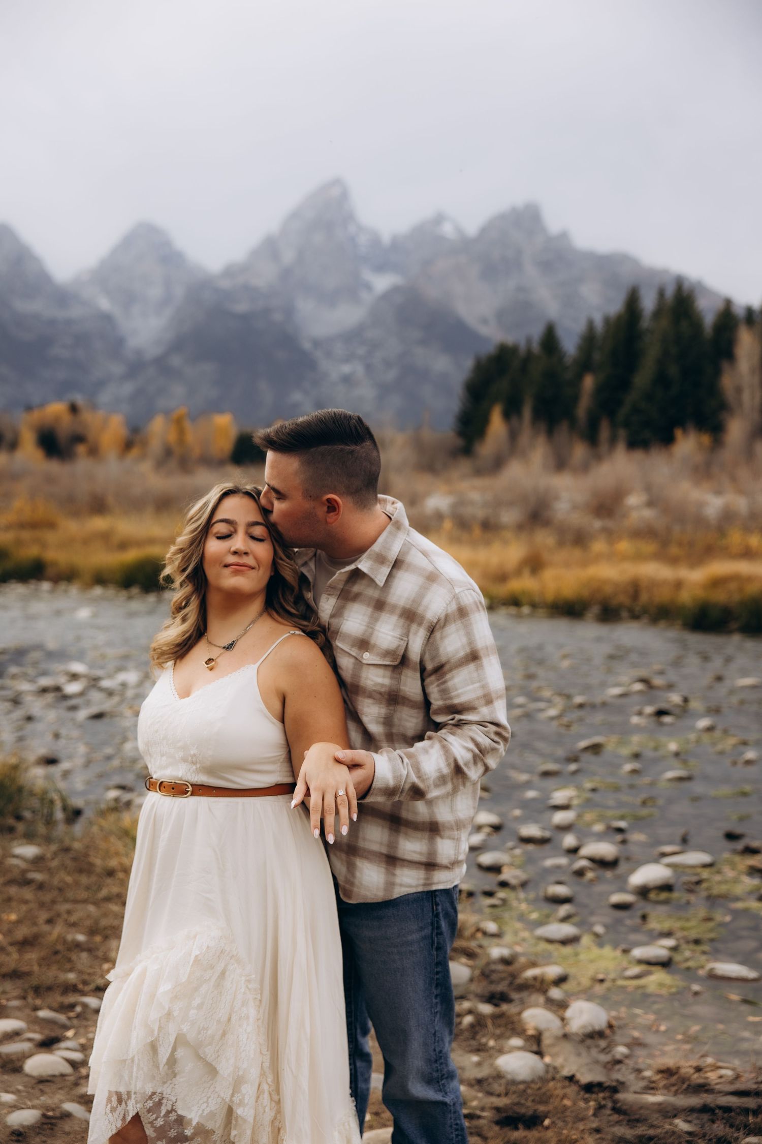 surprise proposal photographer in grand teton park