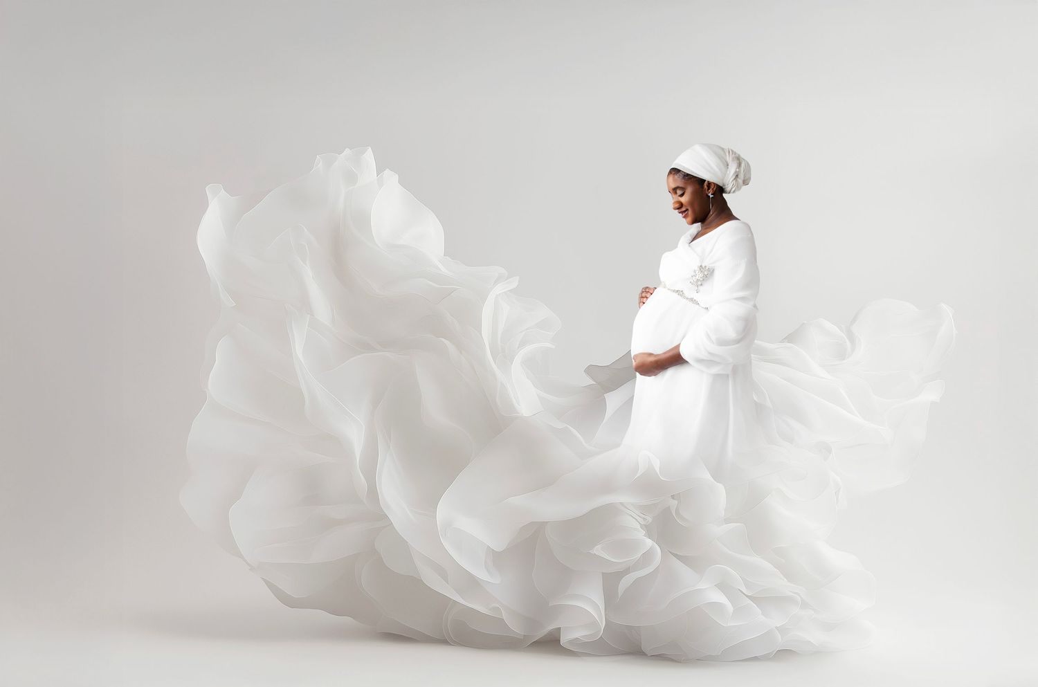 Photo  maternité en studio - Québec