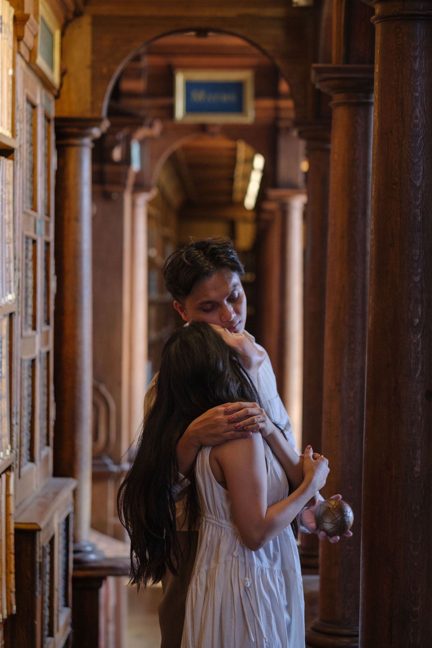 Wedding proposal at the Bodleian Library in Oxford