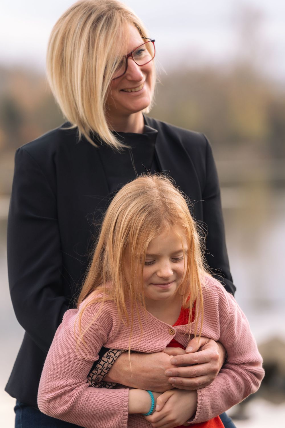 Photo de portrait de famille. Maman & fille. Liège