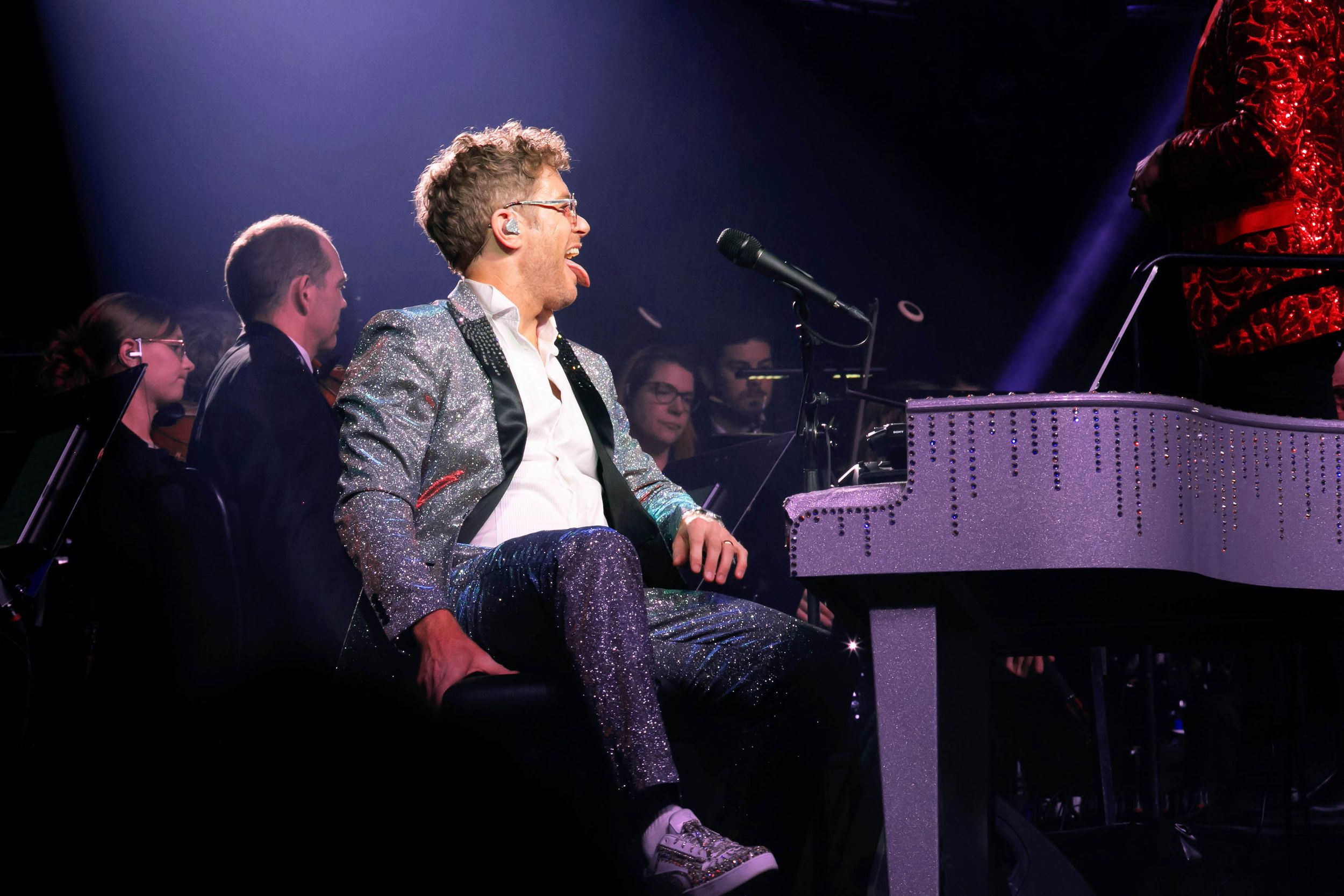 Celebrating the music of Elton John med Peter Johansson och Norrköping symfoniorkester. Fotograf Rebecca Nordin. Linköping. SAAB arena.