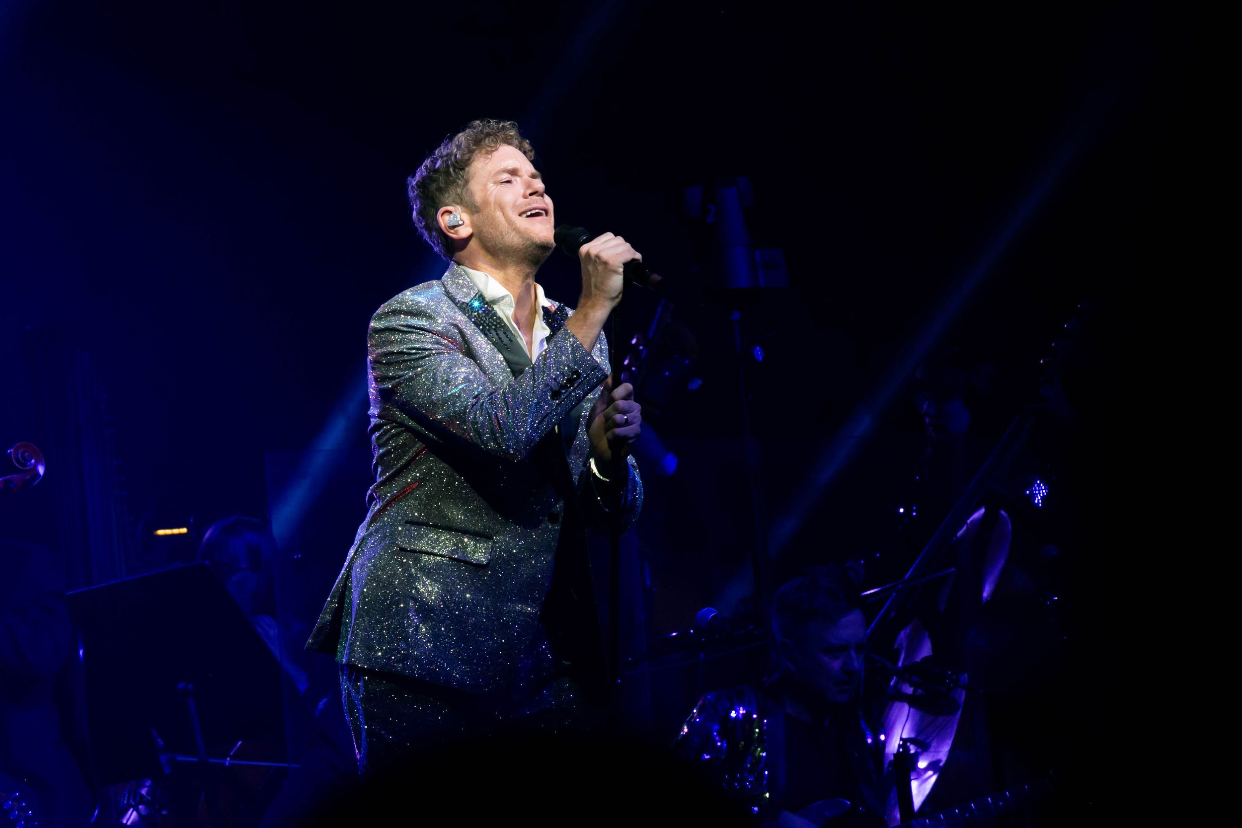 Celebrating the music of Elton John med Peter Johansson och Norrköping symfoniorkester. Fotograf Rebecca Nordin. Linköping. SAAB arena.