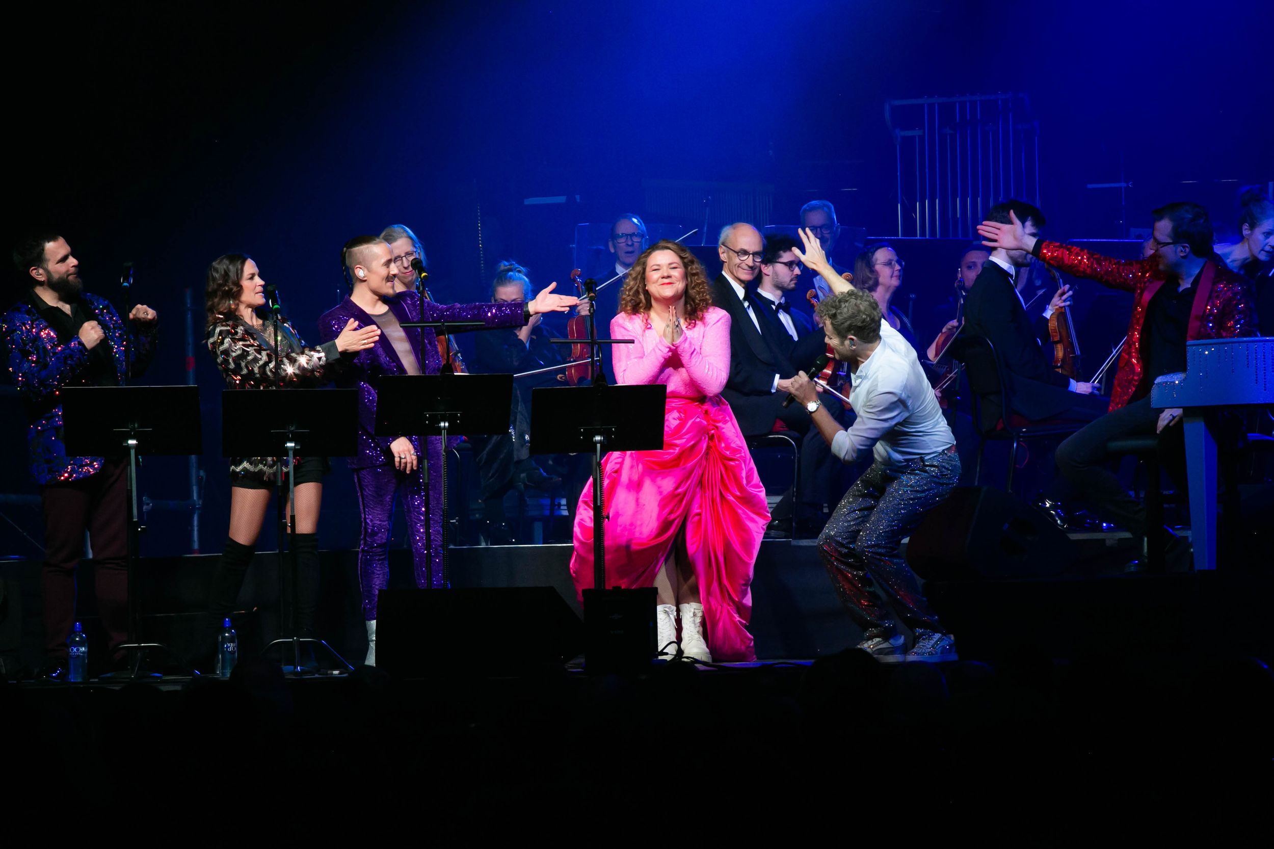 Celebrating the music of Elton John med Peter Johansson och Norrköping symfoniorkester. Fotograf Rebecca Nordin. Linköping. SAAB arena.