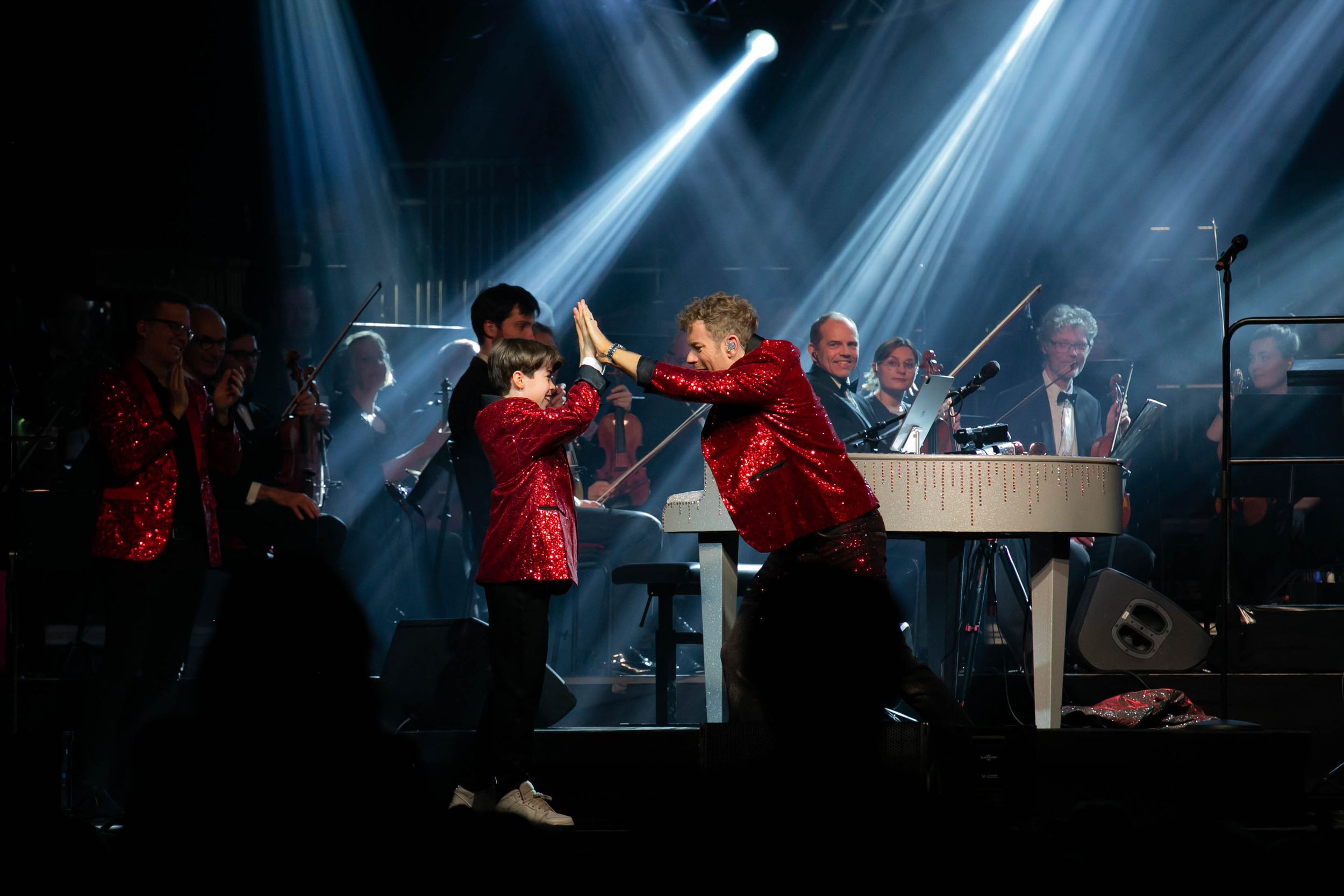 Celebrating the music of Elton John med Peter Johansson och Norrköping symfoniorkester. Fotograf Rebecca Nordin. Linköping. SAAB arena.