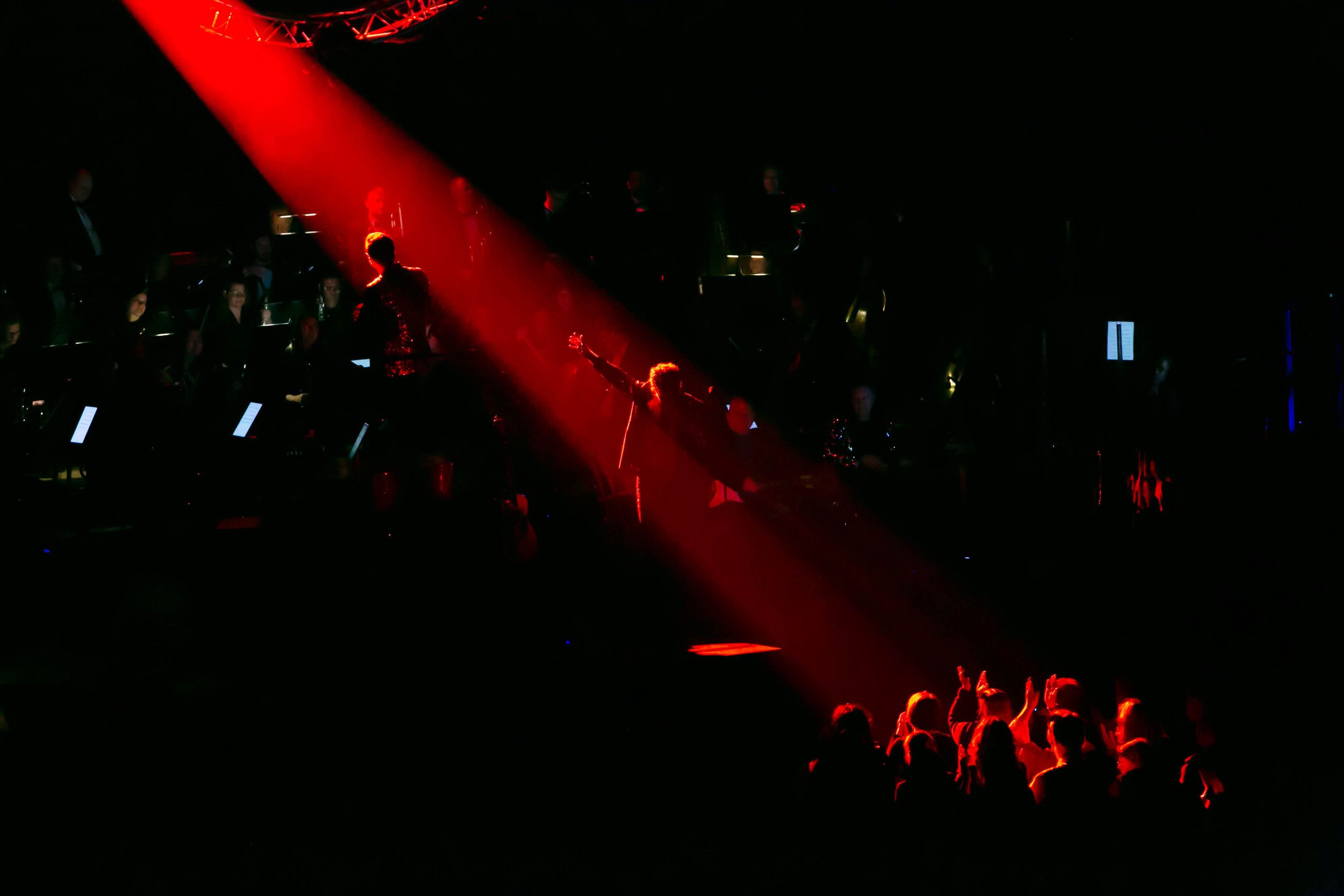 Celebrating the music of Elton John med Peter Johansson och Norrköping symfoniorkester. Fotograf Rebecca Nordin. Linköping. SAAB arena.