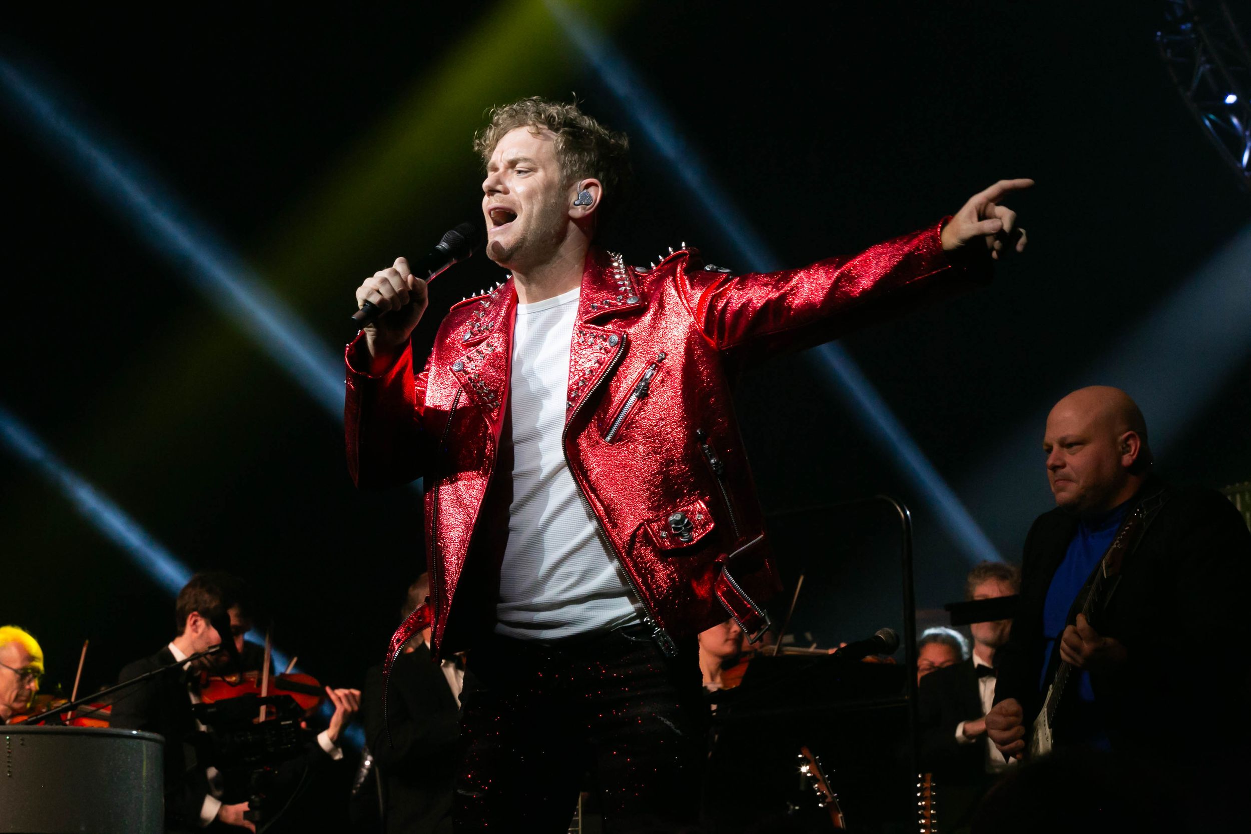 Celebrating the music of Elton John med Peter Johansson och Norrköping symfoniorkester. Fotograf Rebecca Nordin. Linköping. SAAB arena.