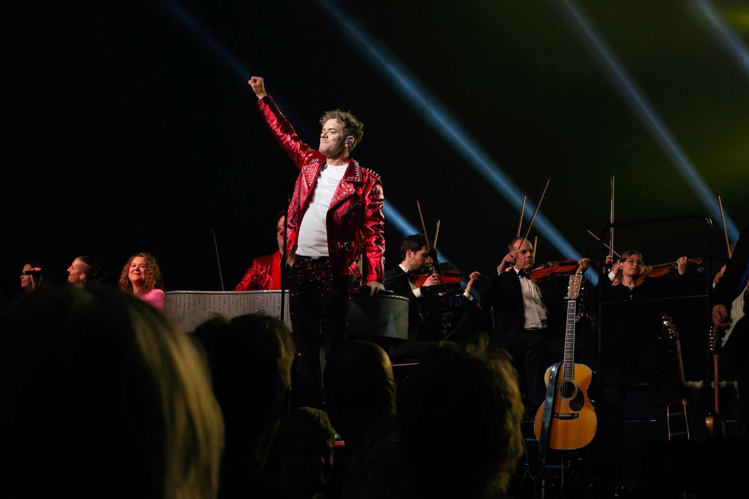 Celebrating the music of Elton John med Peter Johansson och Norrköping symfoniorkester. Fotograf Rebecca Nordin. Linköping. SAAB arena.