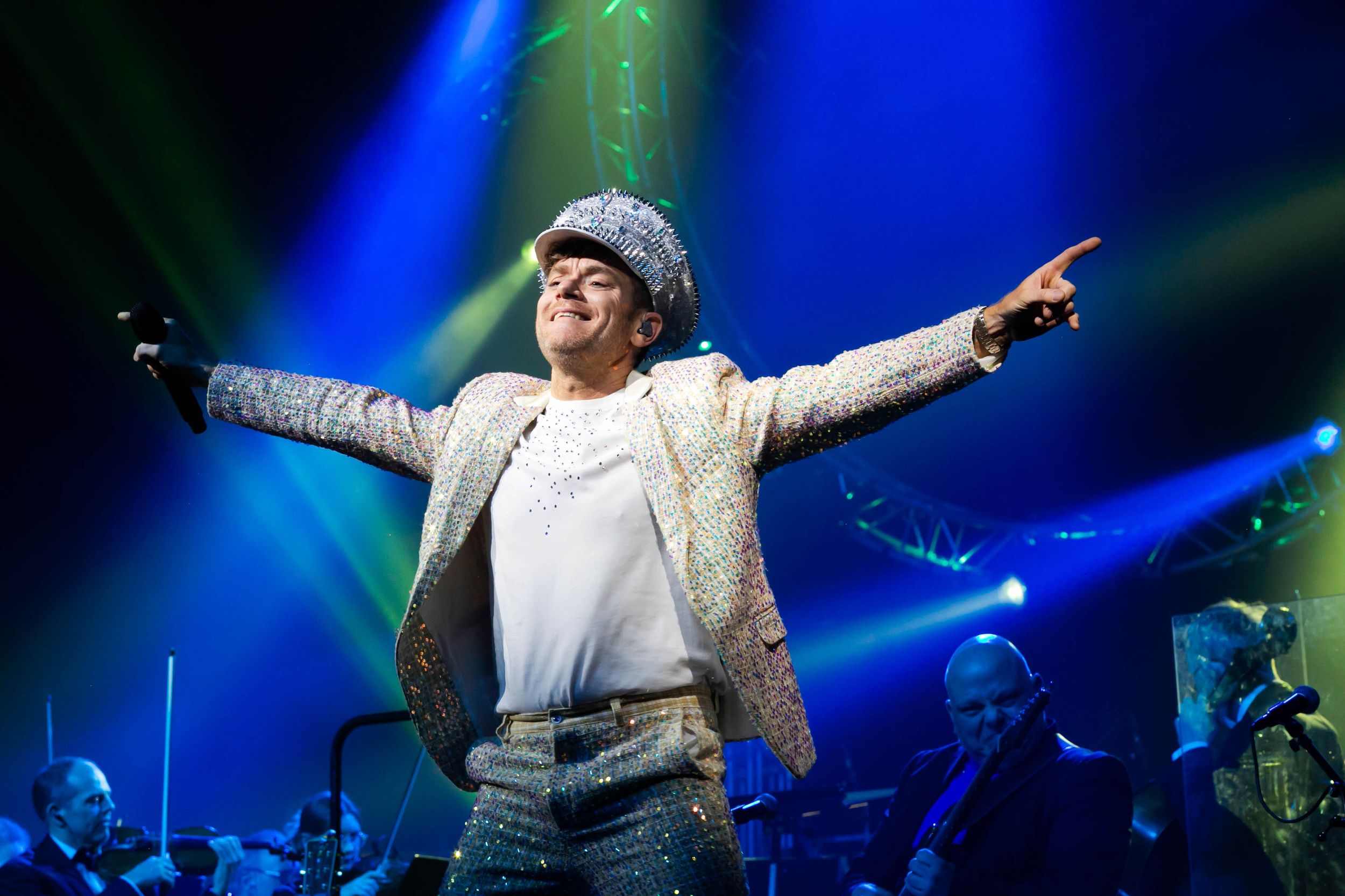 Celebrating the music of Elton John med Peter Johansson och Norrköping symfoniorkester. Fotograf Rebecca Nordin. Linköping. SAAB arena.