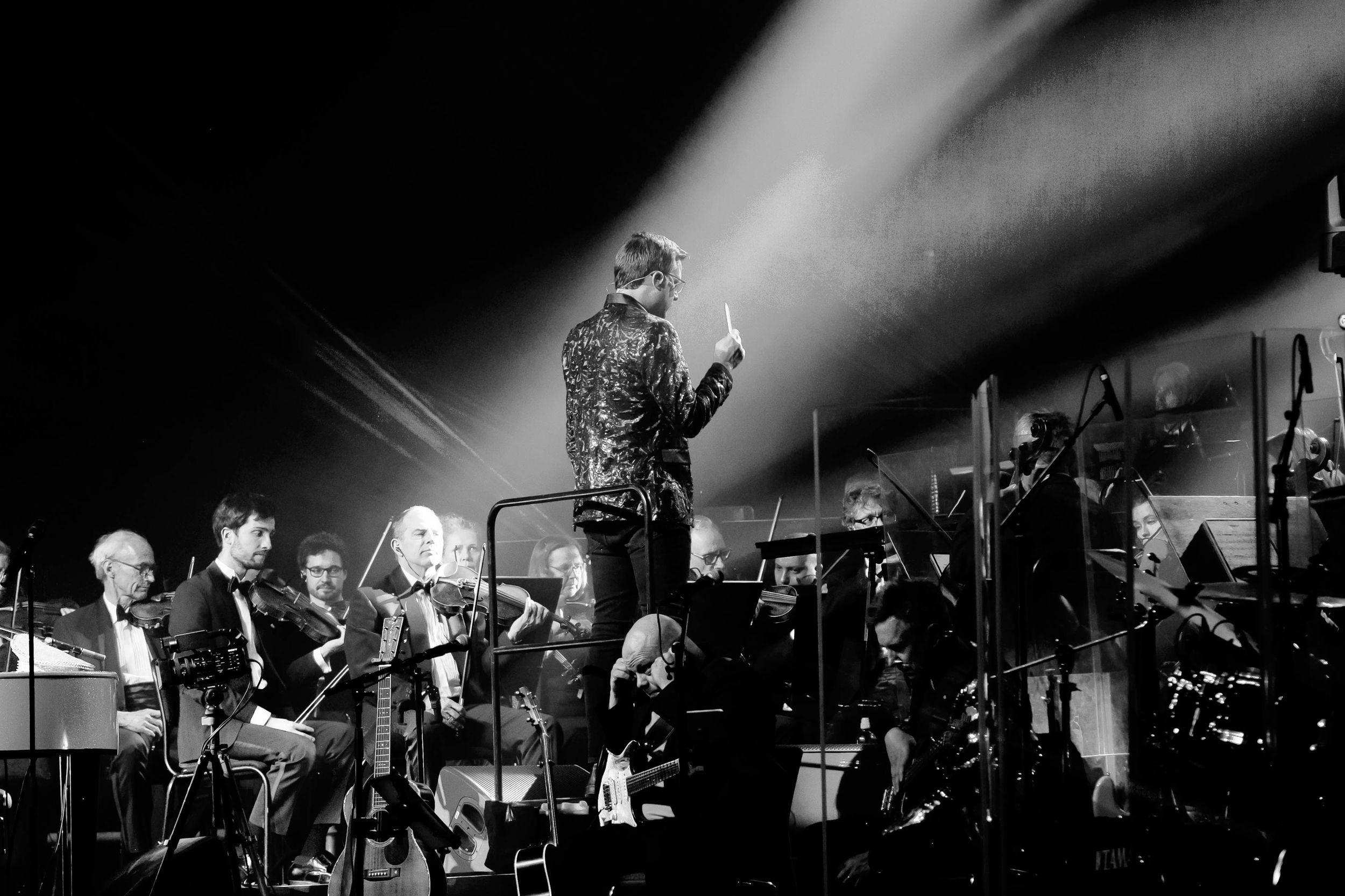 Celebrating the music of Elton John med Peter Johansson och Norrköping symfoniorkester. Fotograf Rebecca Nordin. Linköping. SAAB arena.