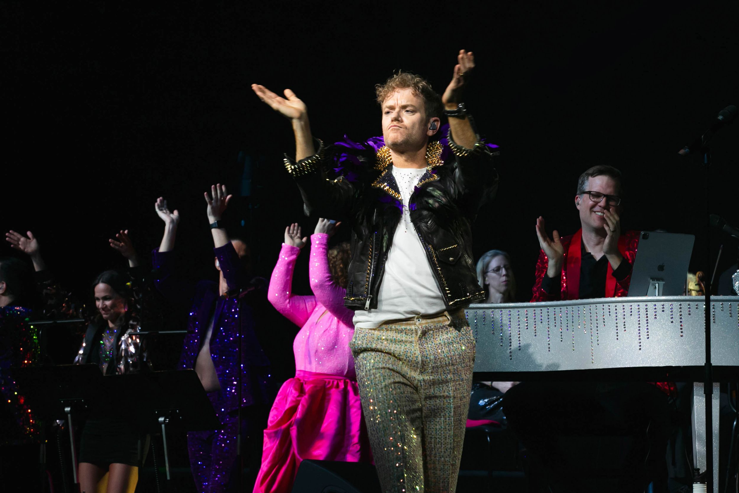 Celebrating the music of Elton John med Peter Johansson och Norrköping symfoniorkester. Fotograf Rebecca Nordin. Linköping. SAAB arena.