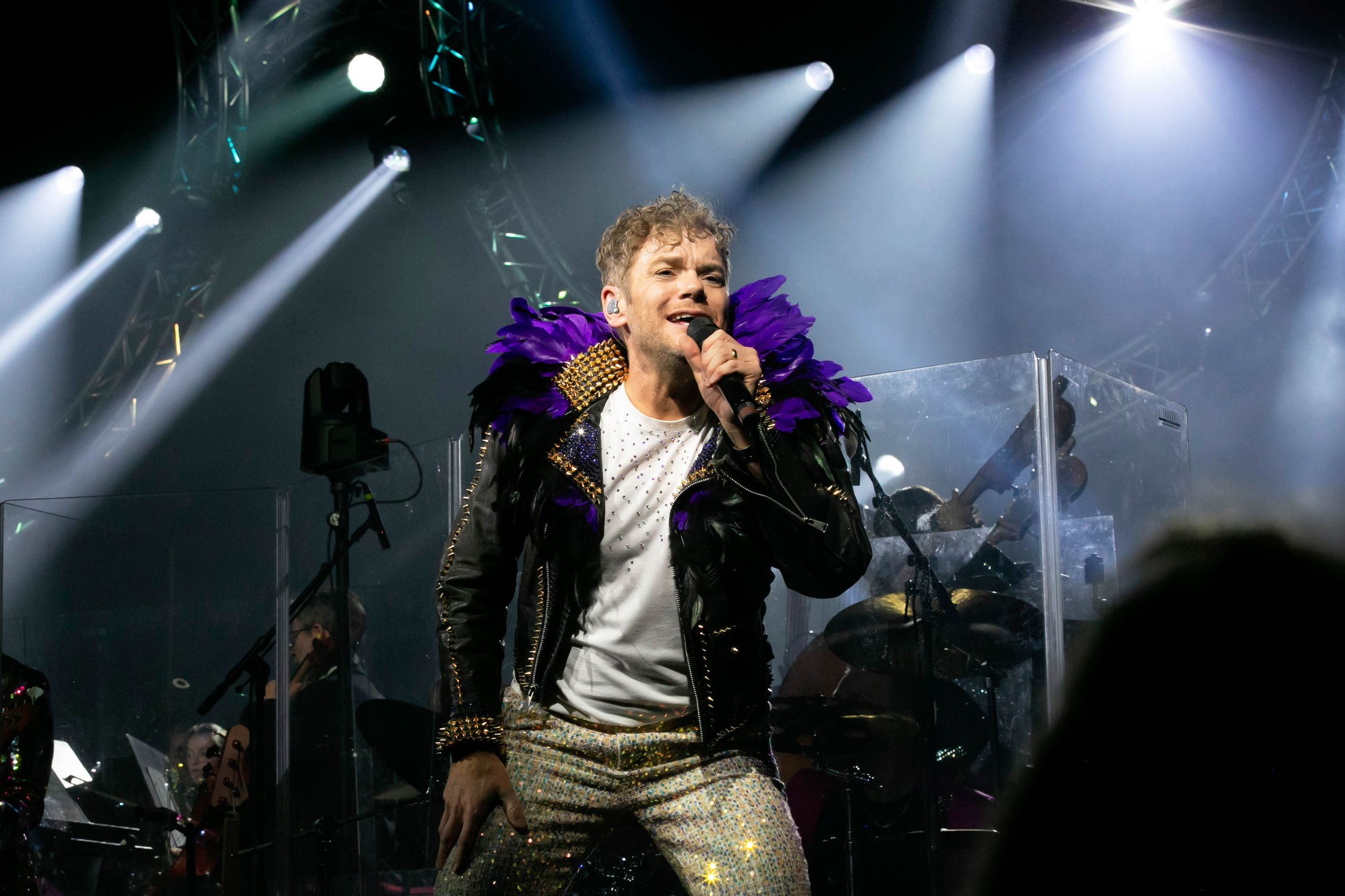 Celebrating the music of Elton John med Peter Johansson och Norrköping symfoniorkester. Fotograf Rebecca Nordin. Linköping. SAAB arena.