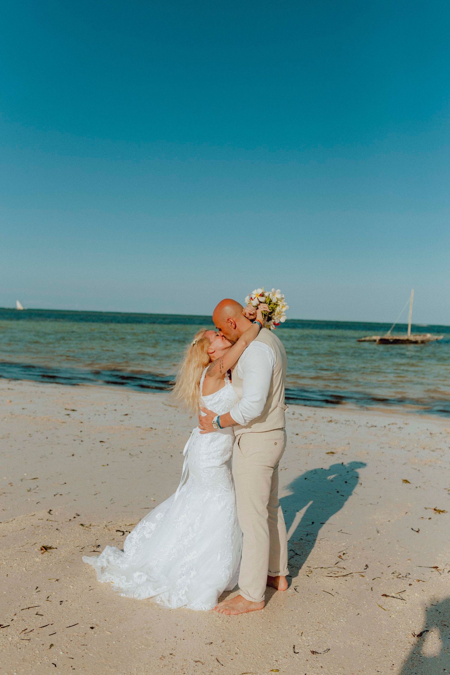 Romantic couples photoshoot in Zanzibar