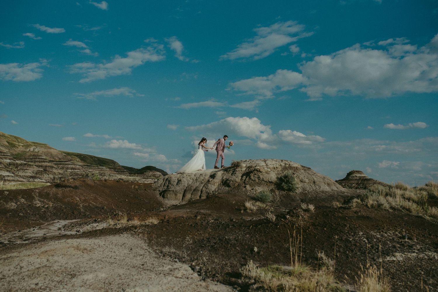 The Little Church Wedding at Drumheller Alberta