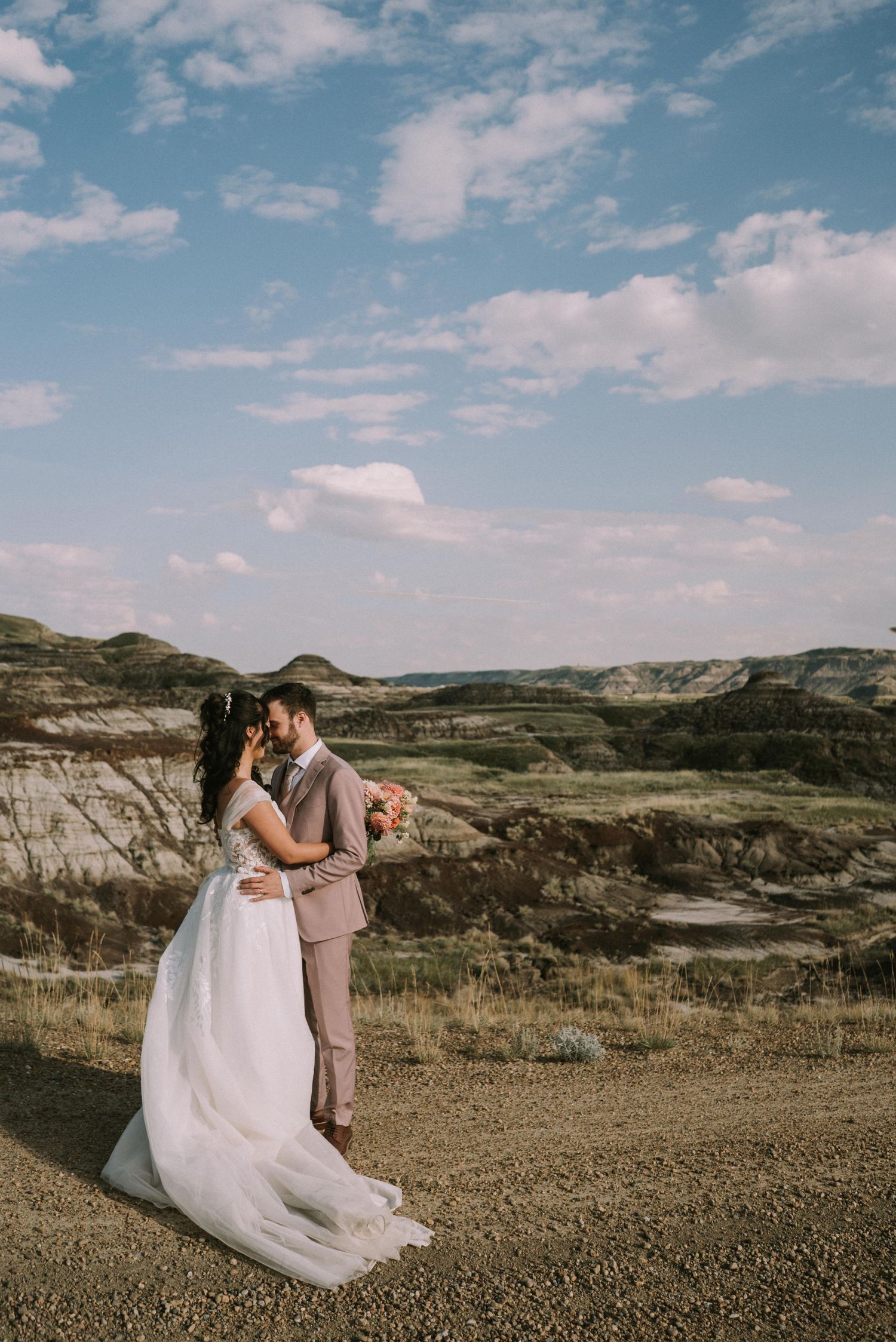 The Little Church Wedding at Drumheller Alberta