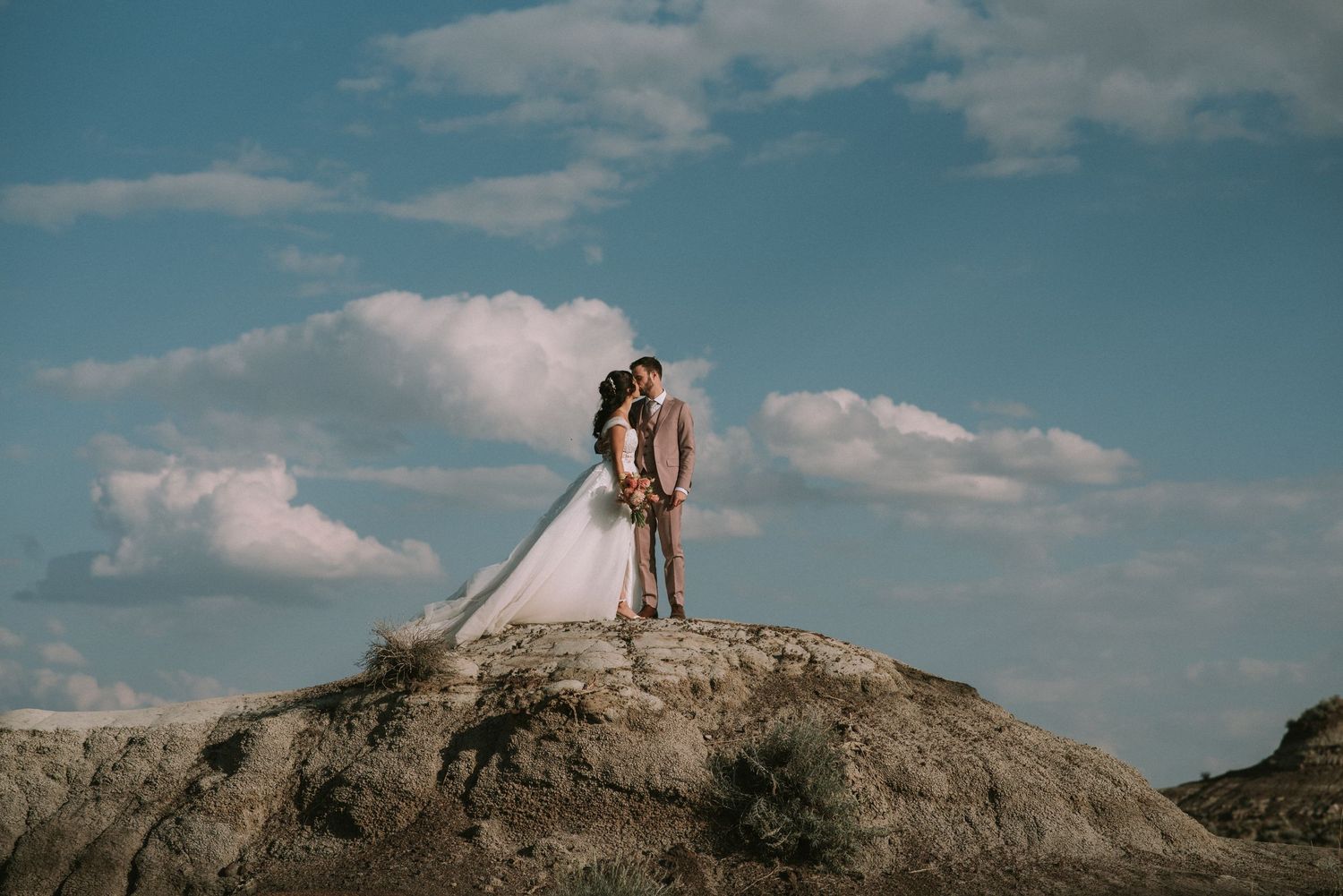 The Little Church Wedding at Drumheller Alberta