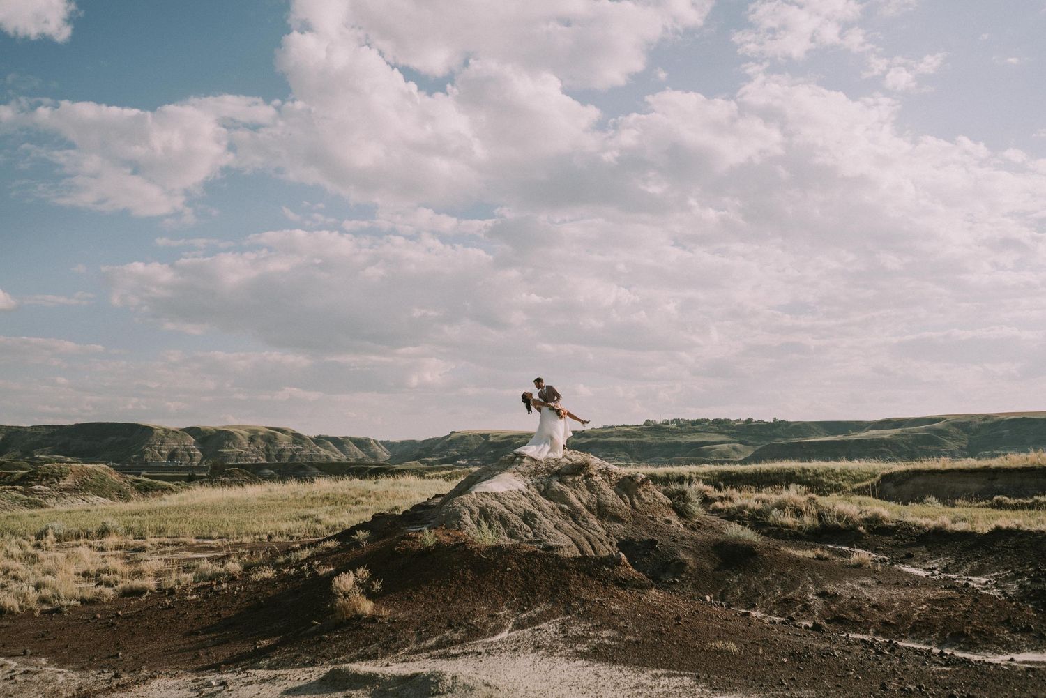 The Little Church Wedding at Drumheller Alberta