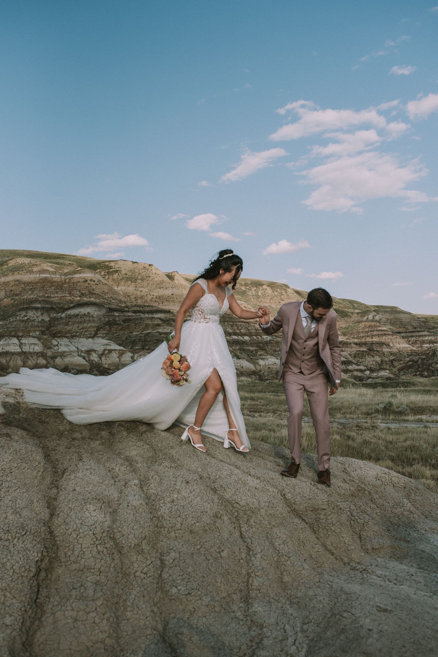 The Little Church Wedding at Drumheller Alberta