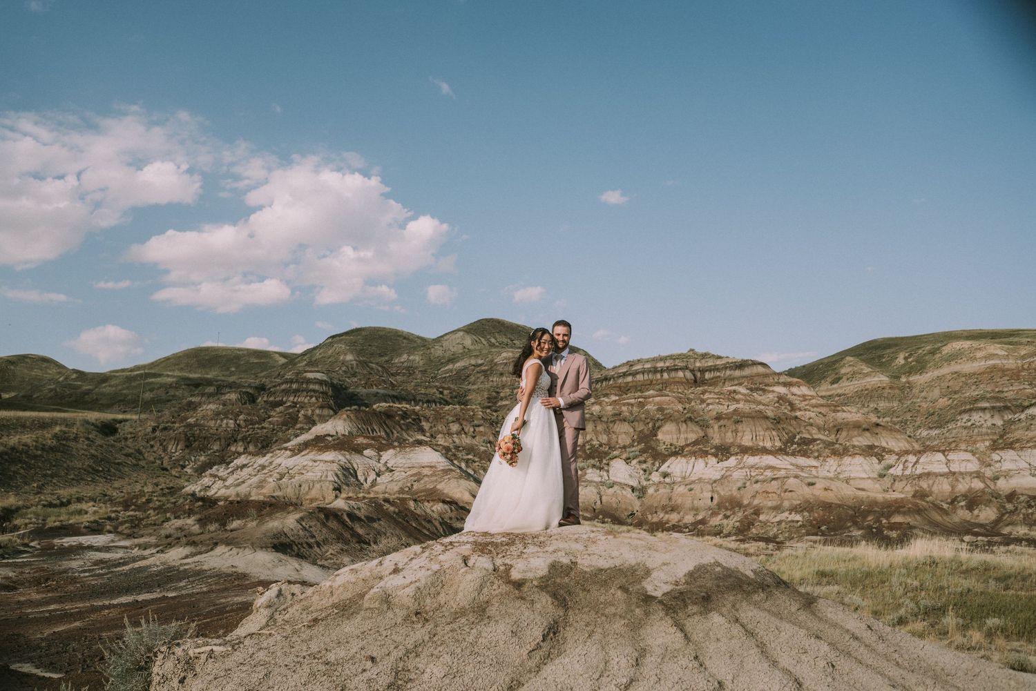 The Little Church Wedding at Drumheller Alberta