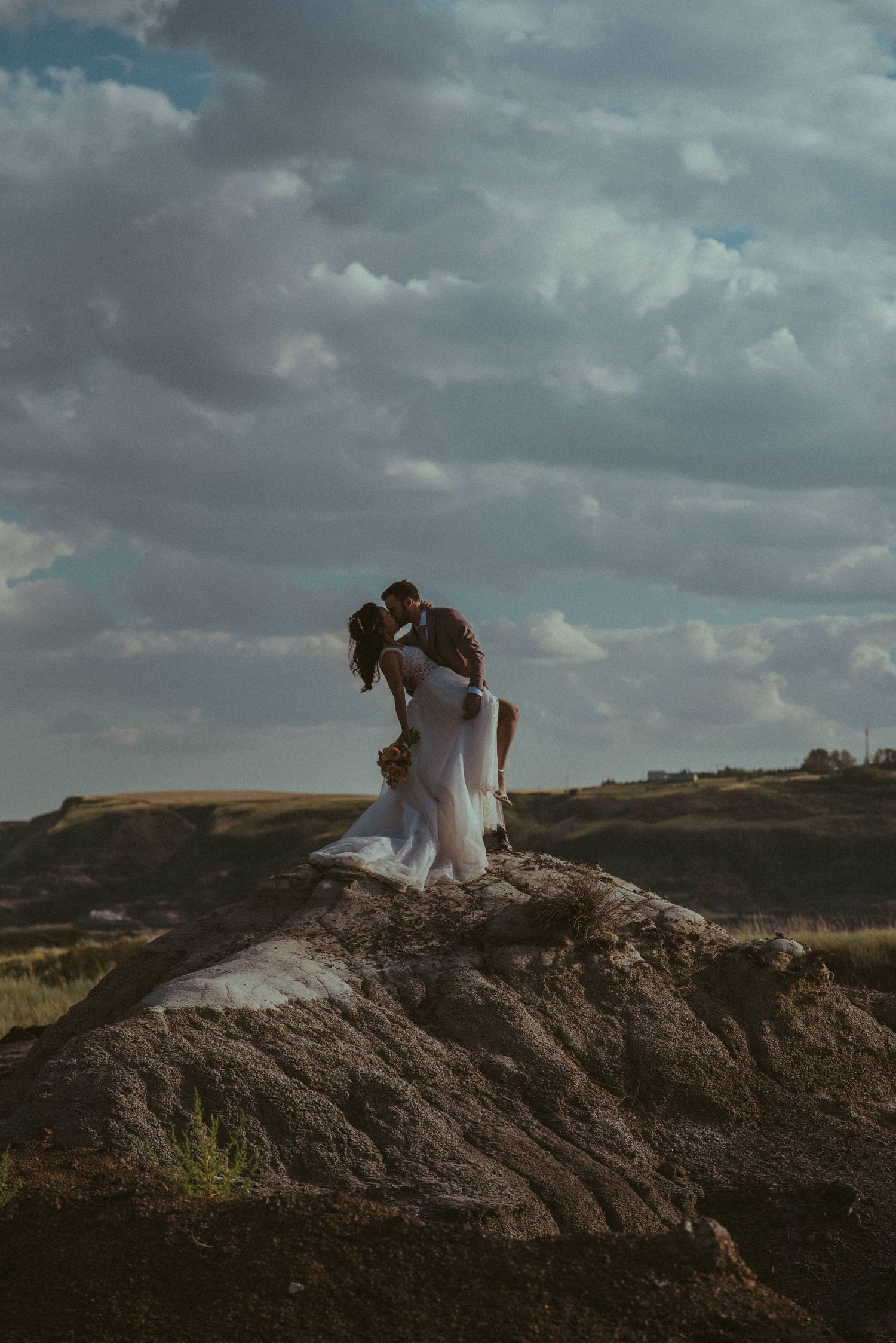 The Little Church Wedding at Drumheller Alberta
