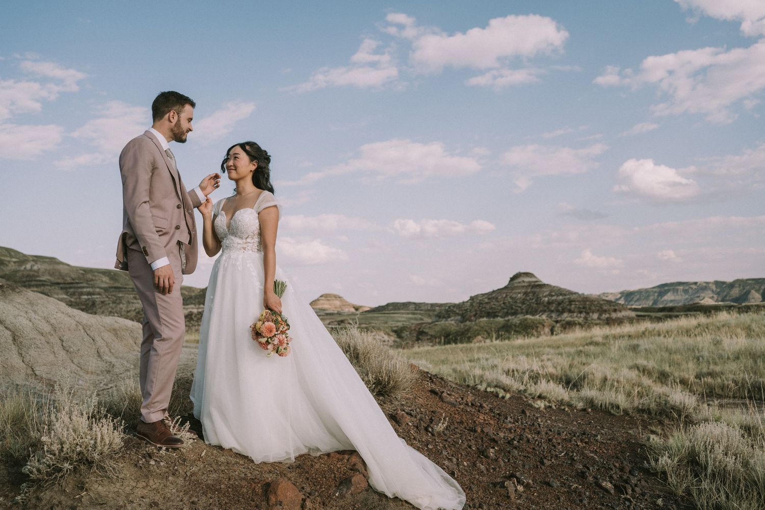 The Little Church Wedding at Drumheller Alberta
