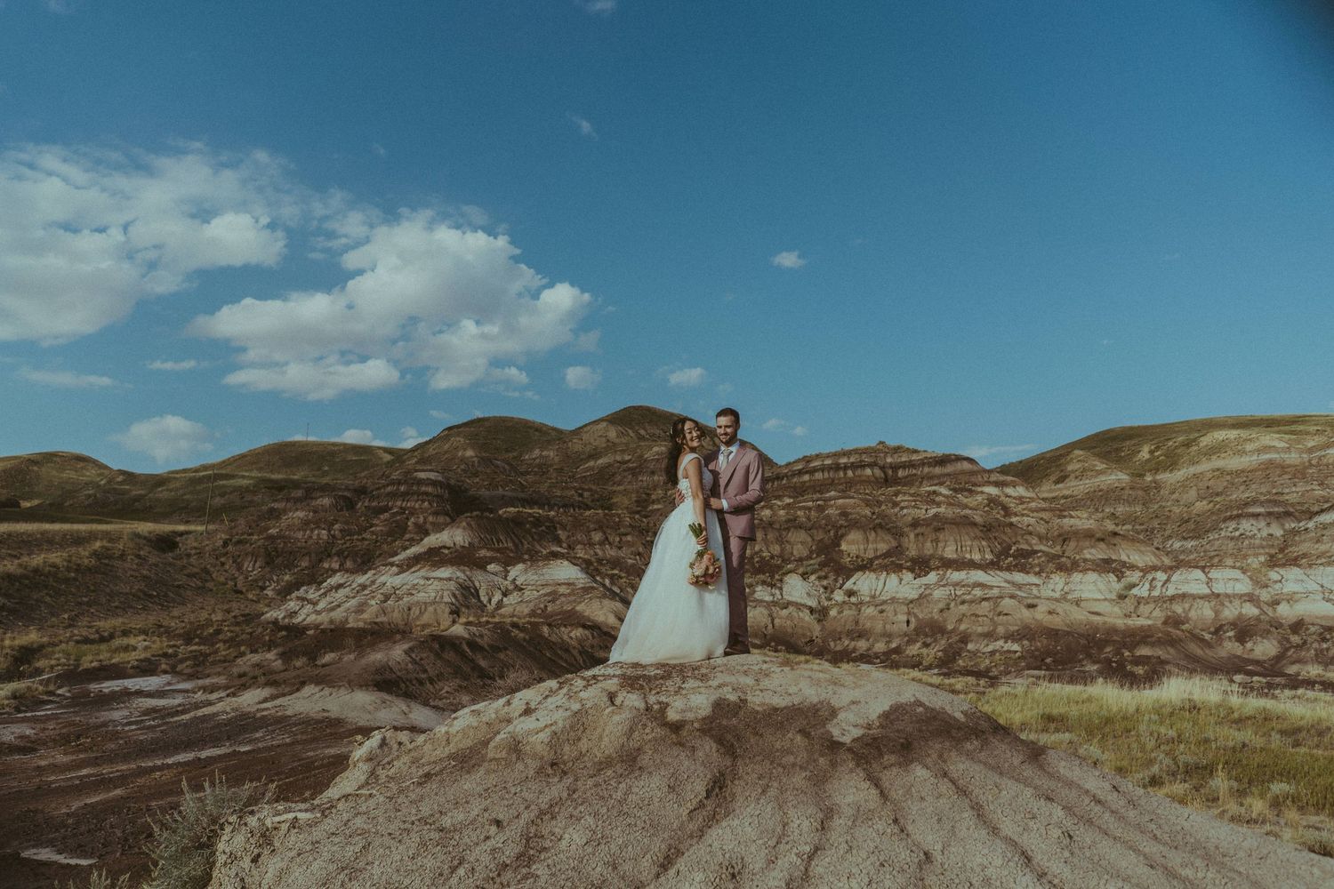 The Little Church Wedding at Drumheller Alberta