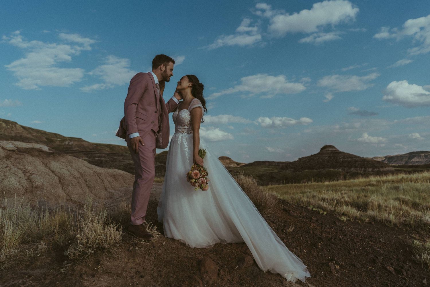 The Little Church Wedding at Drumheller Alberta