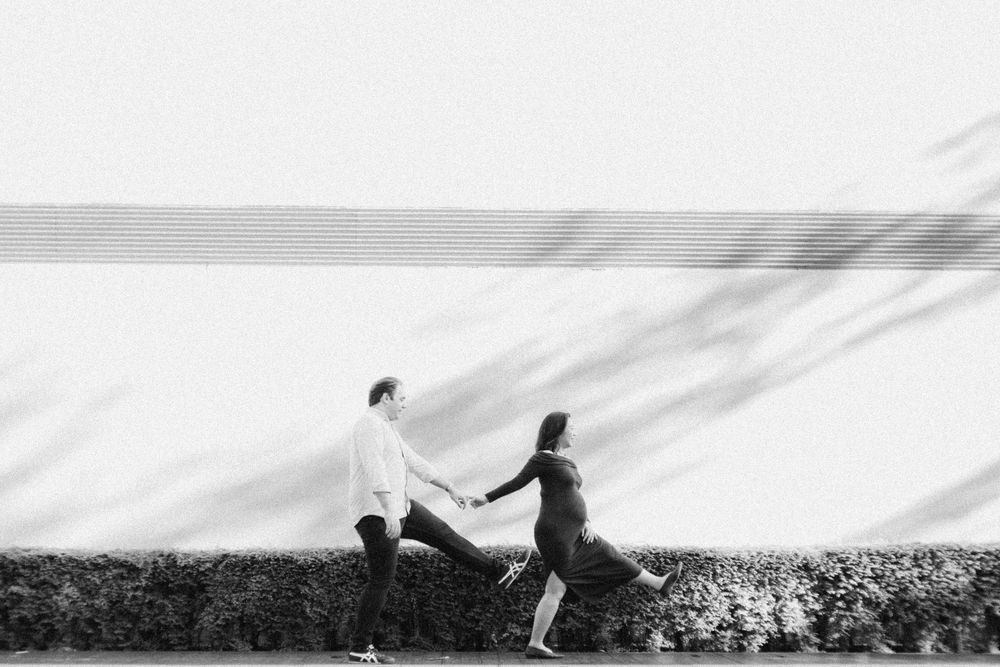 Minimalist artistic portrait series in white with flowing fabric.