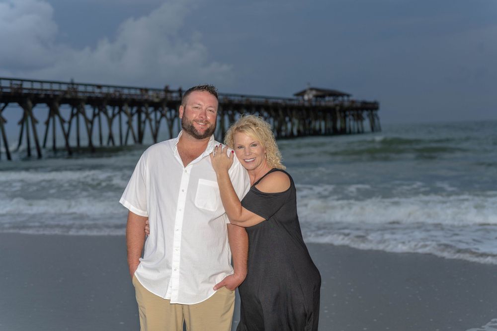 Couples engagement proposal photography Myrtle Beach